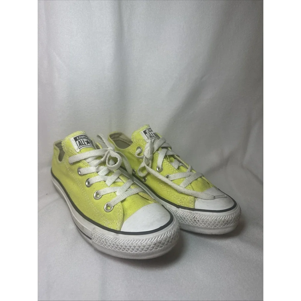 Converse All Star Low Top Unisex Sneakers Yellow Mens 4 Womens 6 - Picture 1 of 9